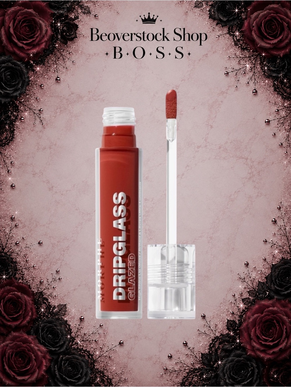 NEW in Box – Morphe Dripglass Glazed High Shine Lip Gloss (Unbreakable Brick)